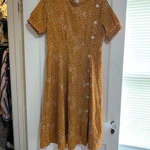 Mustard Midi Dress
